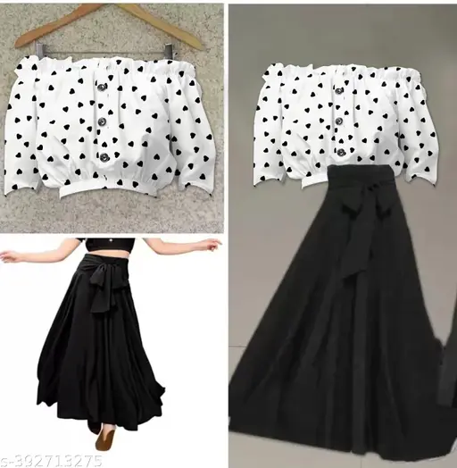 Women Morden Summer Skirt and Top Set - Image 5